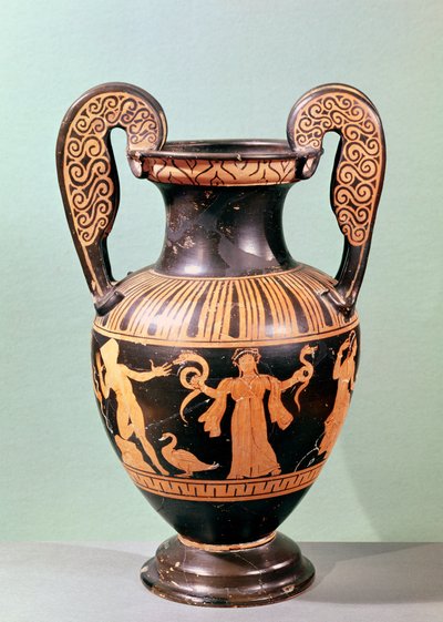 Cratère à volutes à figures rouges représentant Oreste et les Furies, fin du IVe siècle av. J.-C. (poterie) - Etruscan